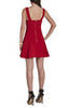 YASMINKA CORSET A-LINE DRESS - RED