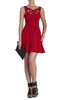 YASMINKA CORSET A-LINE DRESS - RED