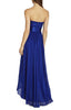 ALICIA SILK CHARMEUSE SASH GOWN